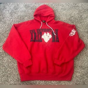 Vintage Soffe Fleece Men’s University Of Arizona U of A Wildcats Hoodie Size XL